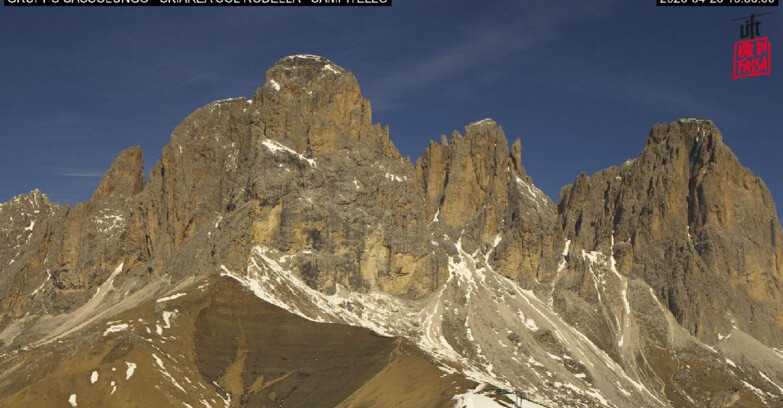 Webcam Campitello-Mazzin-Col Rodella - Campitello di Fassa - Col Rodella - Gruppo del Sassolungo
