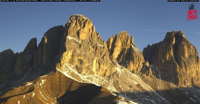 Webcam Campitello-Mazzin-Col Rodella - Campitello di Fassa - Col Rodella - Gruppo del Sassolungo