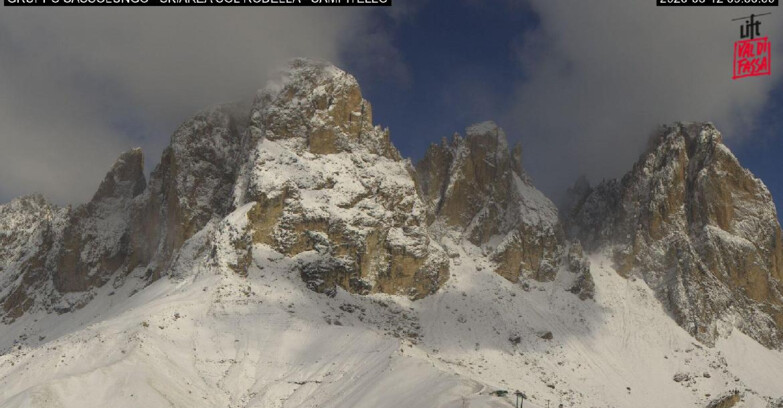 Webcam Campitello-Mazzin-Col Rodella  - Campitello di Fassa - Col Rodella - Gruppo del Sassolungo