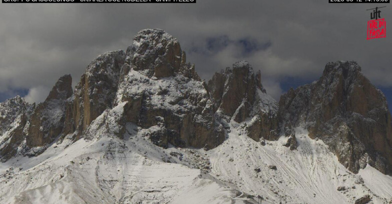 Webcam Campitello-Mazzin-Col Rodella  - Campitello di Fassa - Col Rodella - Gruppo del Sassolungo