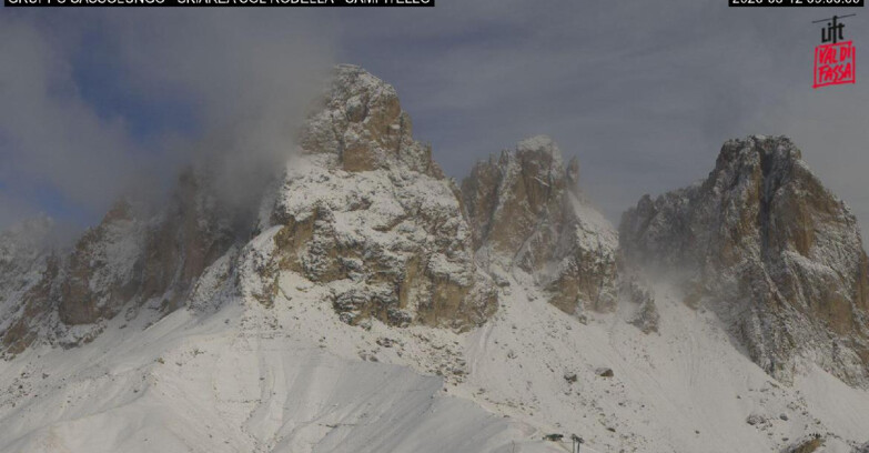 Webcam Campitello-Mazzin-Col Rodella  - Campitello di Fassa - Col Rodella - Gruppo del Sassolungo