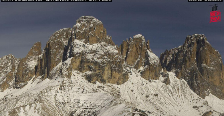 Webcam Campitello-Mazzin-Col Rodella - Campitello di Fassa - Col Rodella - Gruppo del Sassolungo
