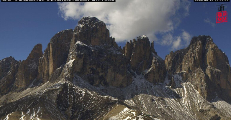 Webcam Campitello-Mazzin-Col Rodella - Campitello di Fassa - Col Rodella - Gruppo del Sassolungo