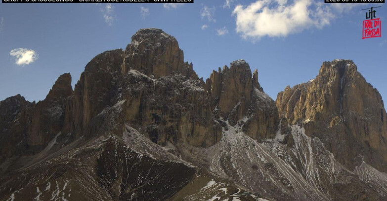Webcam Campitello-Mazzin-Col Rodella - Campitello di Fassa - Col Rodella - Gruppo del Sassolungo