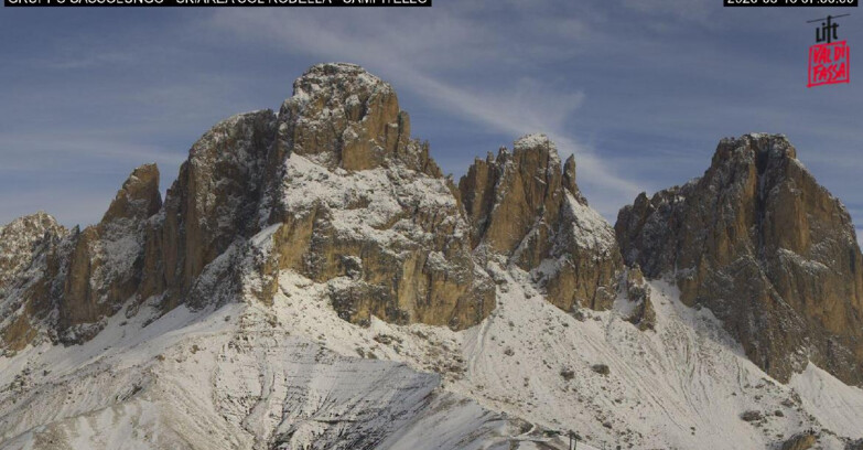 Webcam Campitello-Mazzin-Col Rodella - Campitello di Fassa - Col Rodella - Gruppo del Sassolungo