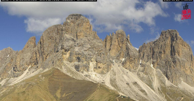 Webcam Campitello-Mazzin-Col Rodella  - Campitello di Fassa - Col Rodella - Gruppo del Sassolungo