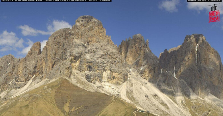 Webcam Campitello-Mazzin-Col Rodella  - Campitello di Fassa - Col Rodella - Gruppo del Sassolungo