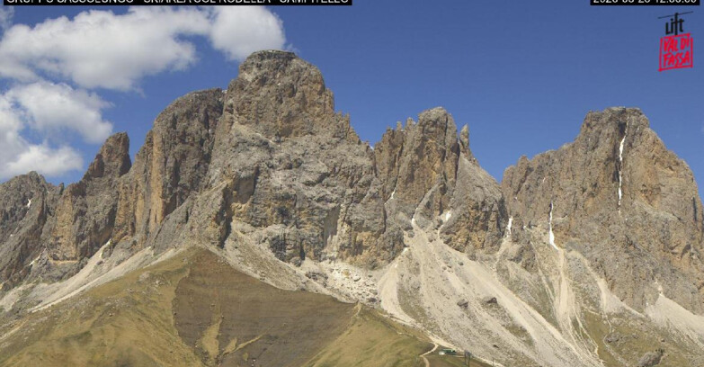 Webcam Campitello-Mazzin-Col Rodella  - Campitello di Fassa - Col Rodella - Gruppo del Sassolungo