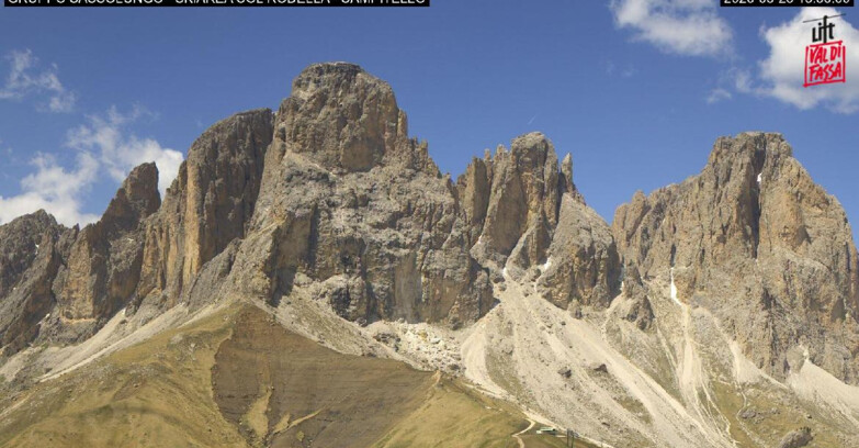 Webcam Campitello-Mazzin-Col Rodella  - Campitello di Fassa - Col Rodella - Gruppo del Sassolungo