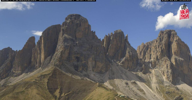 Webcam Campitello-Mazzin-Col Rodella  - Campitello di Fassa - Col Rodella - Gruppo del Sassolungo