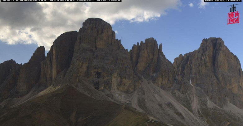 Webcam Campitello-Mazzin-Col Rodella  - Campitello di Fassa - Col Rodella - Gruppo del Sassolungo
