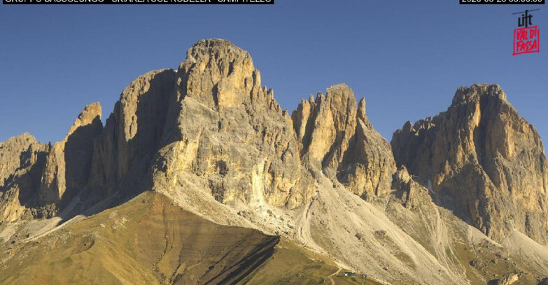 Webcam Campitello-Mazzin-Col Rodella  - Campitello di Fassa - Col Rodella - Gruppo del Sassolungo