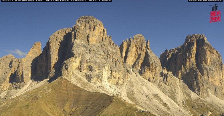 Webcam Campitello-Mazzin-Col Rodella  - Campitello di Fassa - Col Rodella - Gruppo del Sassolungo