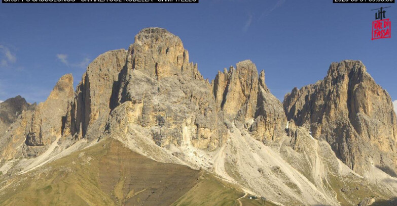Webcam Campitello-Mazzin-Col Rodella - Campitello di Fassa - Col Rodella - Gruppo del Sassolungo