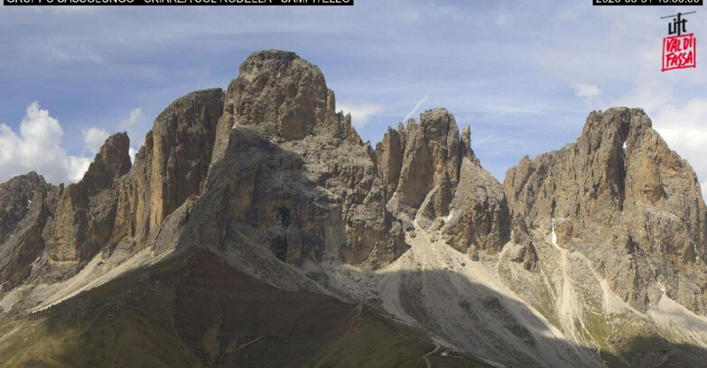 Webcam Campitello-Mazzin-Col Rodella - Campitello di Fassa - Col Rodella - Gruppo del Sassolungo