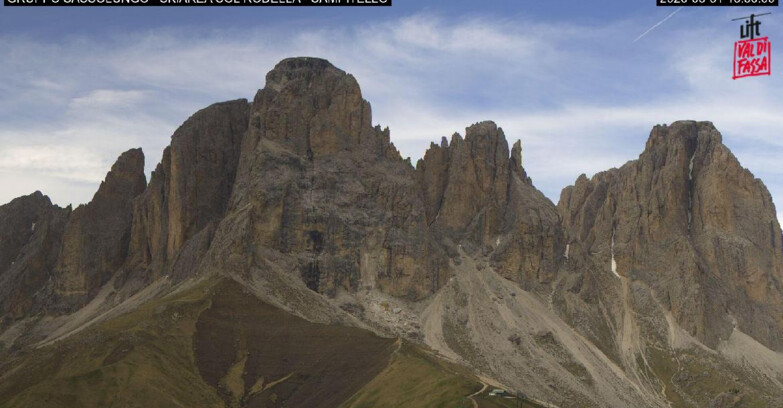 Webcam Campitello-Mazzin-Col Rodella - Campitello di Fassa - Col Rodella - Gruppo del Sassolungo