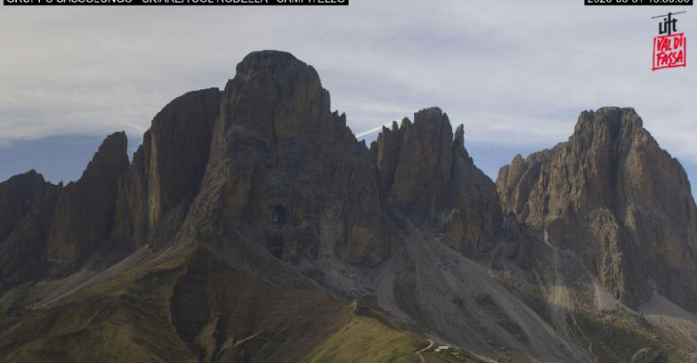 Webcam Campitello-Mazzin-Col Rodella - Campitello di Fassa - Col Rodella - Gruppo del Sassolungo