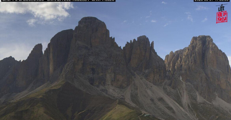 Webcam Campitello-Mazzin-Col Rodella - Campitello di Fassa - Col Rodella - Gruppo del Sassolungo