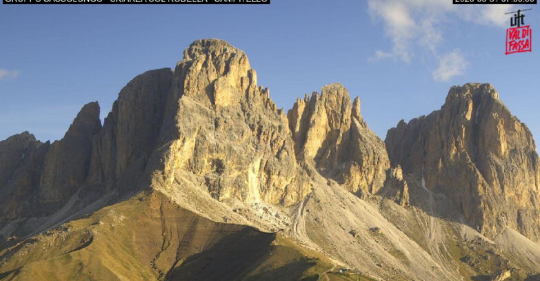 Webcam Campitello-Mazzin-Col Rodella - Campitello di Fassa - Col Rodella - Gruppo del Sassolungo