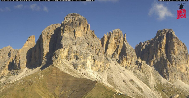 Webcam Campitello-Mazzin-Col Rodella - Campitello di Fassa - Col Rodella - Gruppo del Sassolungo