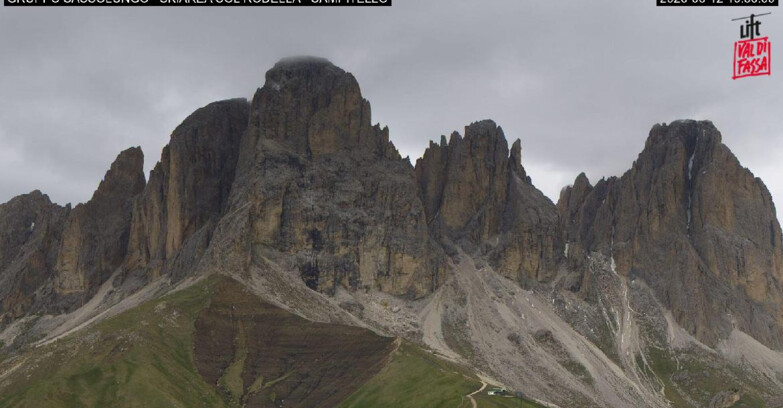 Webcam Campitello-Mazzin-Col Rodella - Campitello di Fassa - Col Rodella - Gruppo del Sassolungo