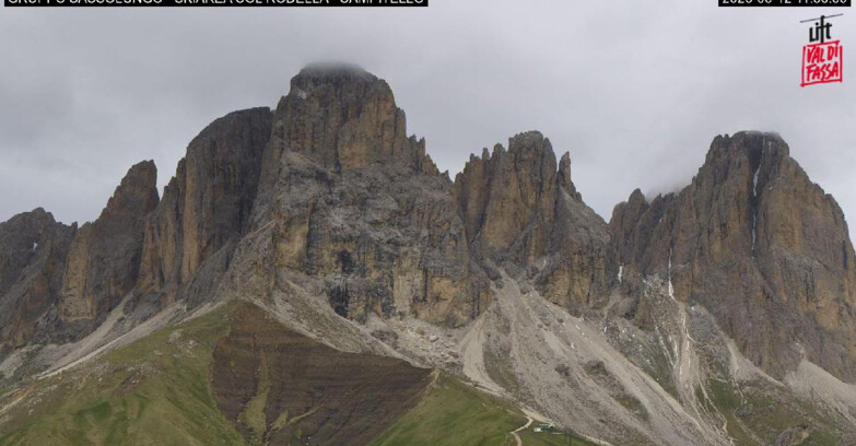 Webcam Campitello-Mazzin-Col Rodella - Campitello di Fassa - Col Rodella - Gruppo del Sassolungo