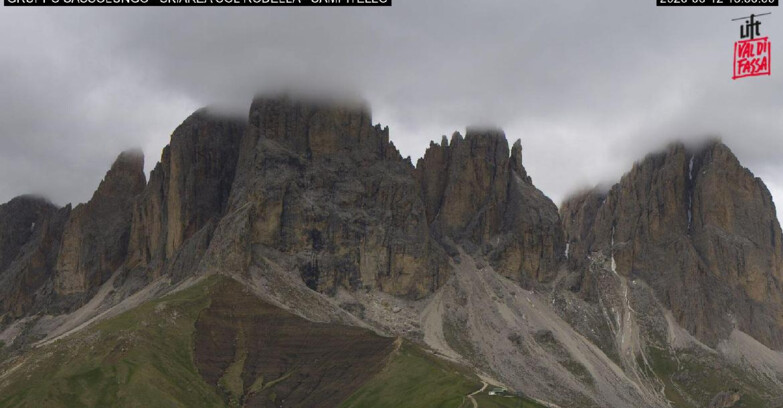 Webcam Campitello-Mazzin-Col Rodella - Campitello di Fassa - Col Rodella - Gruppo del Sassolungo