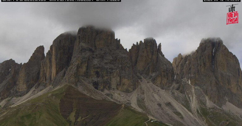Webcam Campitello-Mazzin-Col Rodella - Campitello di Fassa - Col Rodella - Gruppo del Sassolungo
