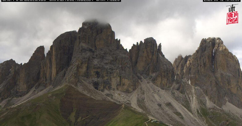 Webcam Campitello-Mazzin-Col Rodella - Campitello di Fassa - Col Rodella - Gruppo del Sassolungo