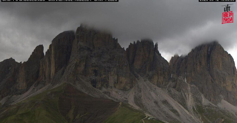 Webcam Campitello-Mazzin-Col Rodella - Campitello di Fassa - Col Rodella - Gruppo del Sassolungo