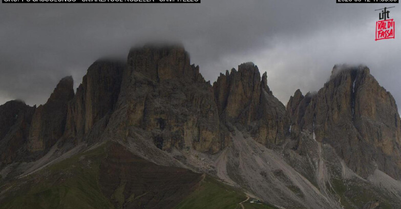 Webcam Campitello-Mazzin-Col Rodella - Campitello di Fassa - Col Rodella - Gruppo del Sassolungo