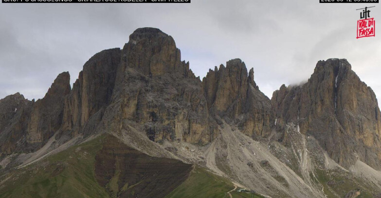 Webcam Campitello-Mazzin-Col Rodella - Campitello di Fassa - Col Rodella - Gruppo del Sassolungo