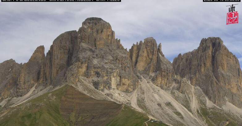 Webcam Campitello-Mazzin-Col Rodella  - Campitello di Fassa - Col Rodella - Gruppo del Sassolungo