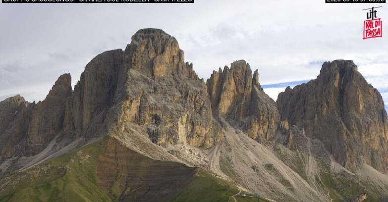 Webcam Campitello-Mazzin-Col Rodella  - Campitello di Fassa - Col Rodella - Gruppo del Sassolungo