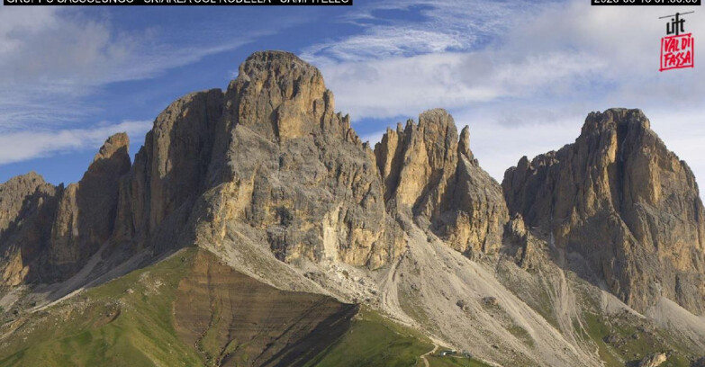 Webcam Campitello-Mazzin-Col Rodella  - Campitello di Fassa - Col Rodella - Gruppo del Sassolungo