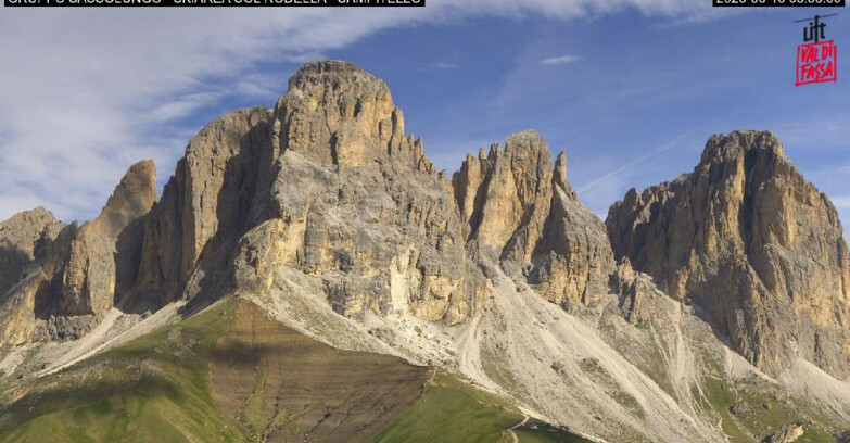 Webcam Campitello-Mazzin-Col Rodella  - Campitello di Fassa - Col Rodella - Gruppo del Sassolungo