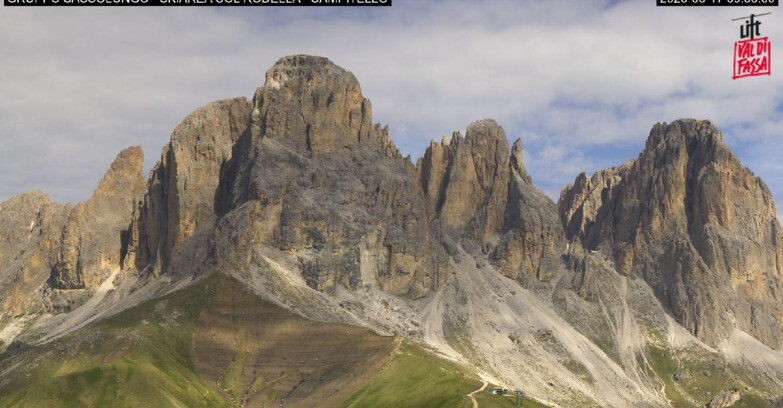 Webcam Campitello-Mazzin-Col Rodella  - Campitello di Fassa - Col Rodella - Gruppo del Sassolungo