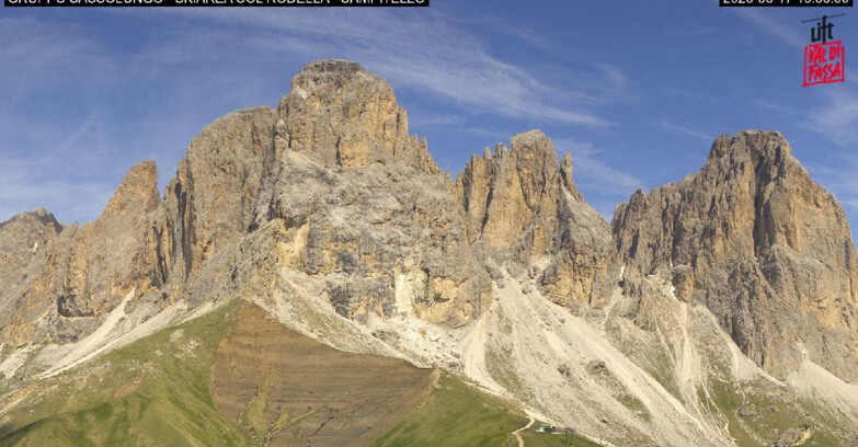 Webcam Campitello-Mazzin-Col Rodella  - Campitello di Fassa - Col Rodella - Gruppo del Sassolungo