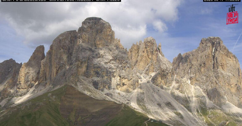 Webcam Campitello-Mazzin-Col Rodella  - Campitello di Fassa - Col Rodella - Gruppo del Sassolungo