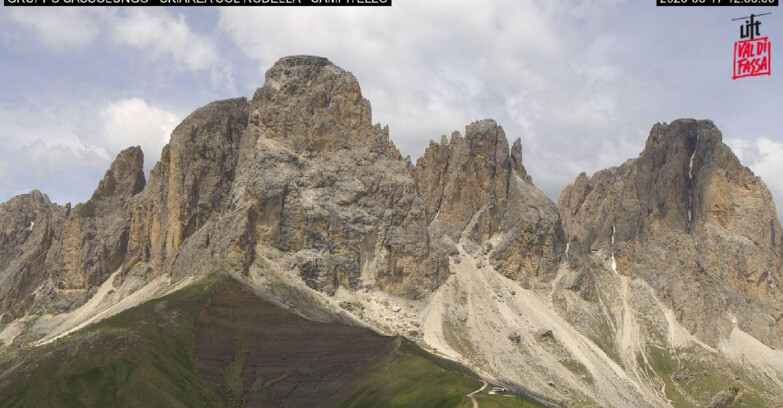 Webcam Campitello-Mazzin-Col Rodella  - Campitello di Fassa - Col Rodella - Gruppo del Sassolungo