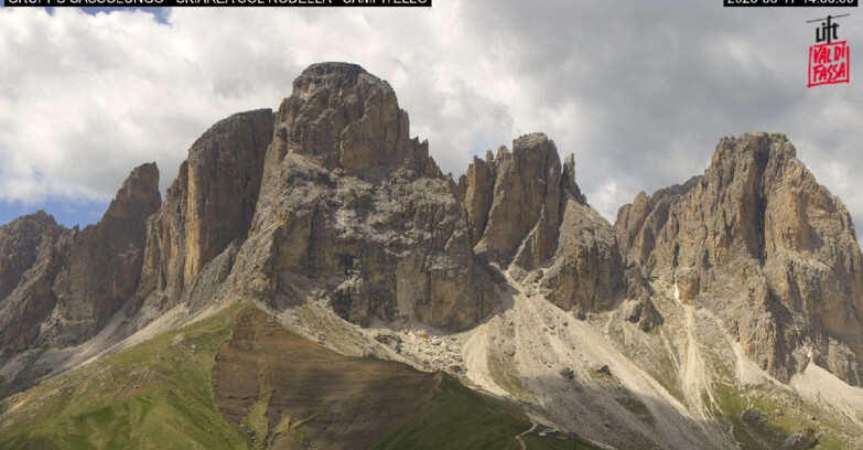 Webcam Campitello-Mazzin-Col Rodella  - Campitello di Fassa - Col Rodella - Gruppo del Sassolungo