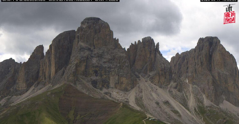 Webcam Campitello-Mazzin-Col Rodella  - Campitello di Fassa - Col Rodella - Gruppo del Sassolungo