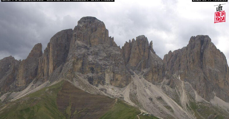 Webcam Campitello-Mazzin-Col Rodella  - Campitello di Fassa - Col Rodella - Gruppo del Sassolungo