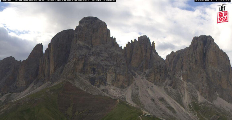 Webcam Campitello-Mazzin-Col Rodella  - Campitello di Fassa - Col Rodella - Gruppo del Sassolungo