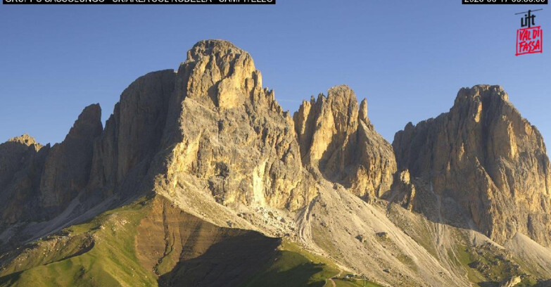 Webcam Campitello-Mazzin-Col Rodella  - Campitello di Fassa - Col Rodella - Gruppo del Sassolungo