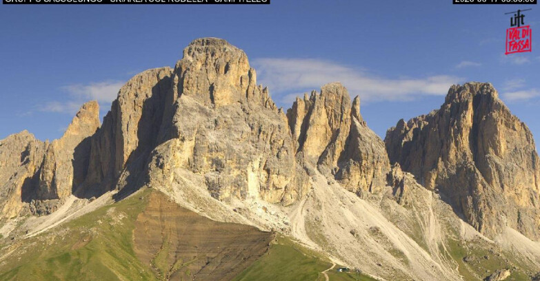 Webcam Campitello-Mazzin-Col Rodella  - Campitello di Fassa - Col Rodella - Gruppo del Sassolungo