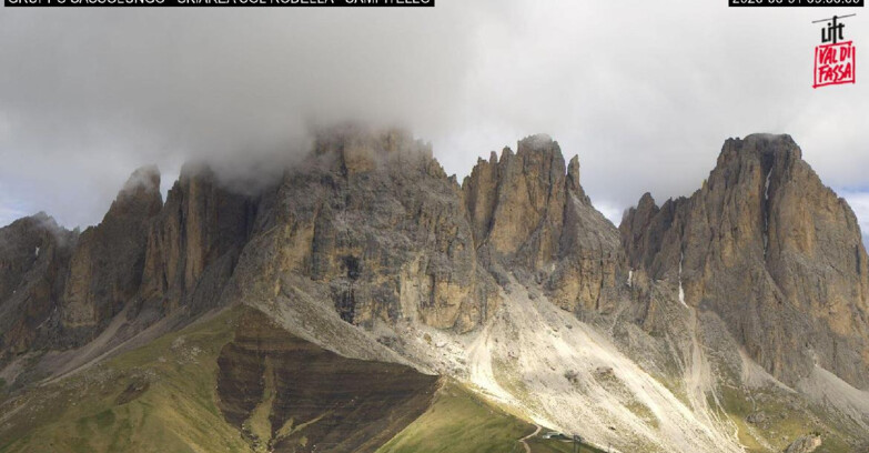 Webcam Campitello-Mazzin-Col Rodella - Campitello di Fassa - Col Rodella - Gruppo del Sassolungo