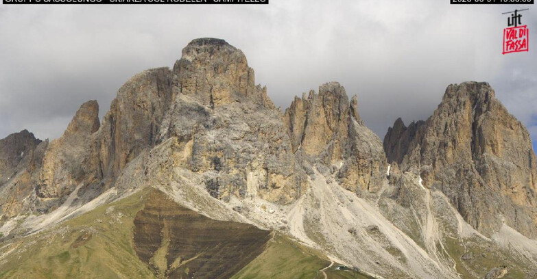 Webcam Campitello-Mazzin-Col Rodella - Campitello di Fassa - Col Rodella - Gruppo del Sassolungo
