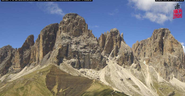 Webcam Campitello-Mazzin-Col Rodella - Campitello di Fassa - Col Rodella - Gruppo del Sassolungo