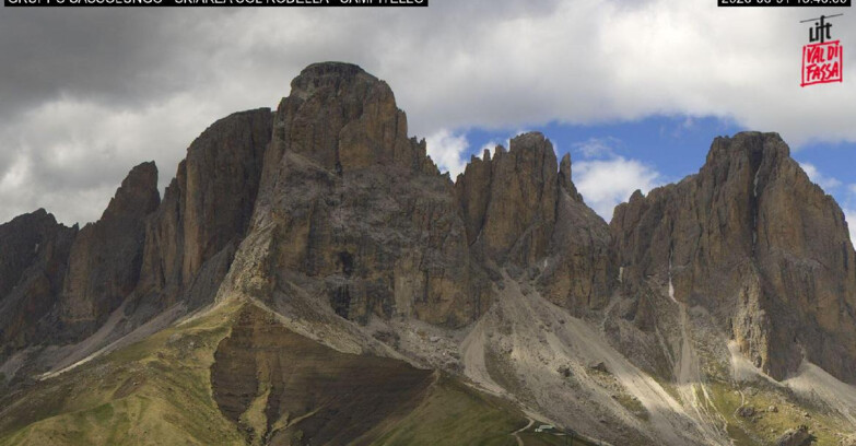 Webcam Campitello-Mazzin-Col Rodella - Campitello di Fassa - Col Rodella - Gruppo del Sassolungo